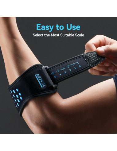 Faja de Codo AGPTEK con Almohadilla 3D para Tendinitis