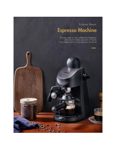 Cafetera Espresso Yabano CM6816 Automática 3.5Bar con Espumador 2