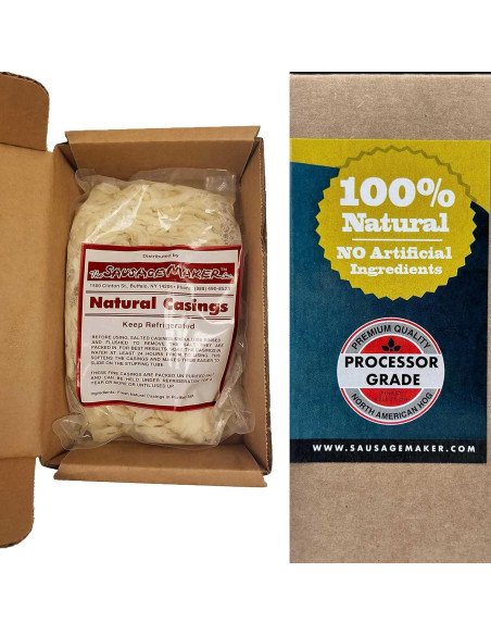 Tripas de Cerdo Natural 29-32MM El Fabricante de Salchichas