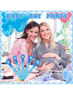 Varitas de Burbujas Azules Eyourlife - 50 Pcs DIY Baby Shower 2