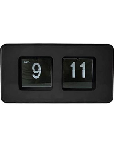 Reloj Flip Automático TourKing Digital Vintage Negro