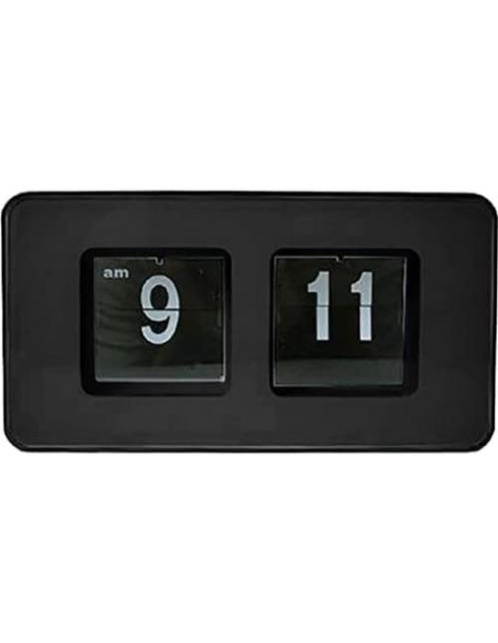 Reloj Flip Automático TourKing Digital Vintage Negro Reloj Flip Automático TourKing Digital Vintage Negro