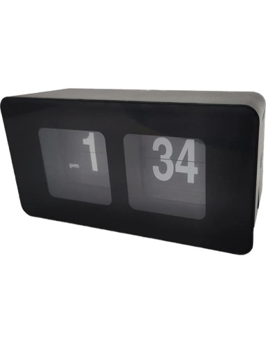 Reloj Flip Automático TourKing Digital Vintage Negro