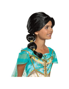 Peluca de Jasmine Disney Aladino para Niñas 4-10 años