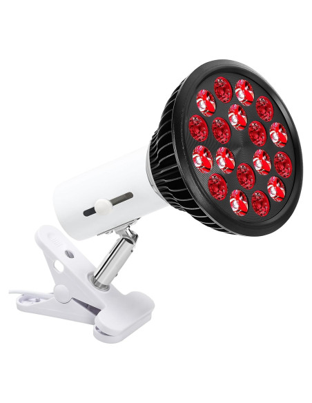 Bombilla Terapia Luz Roja LED Aswaysun 660nm 850nm Ajustable