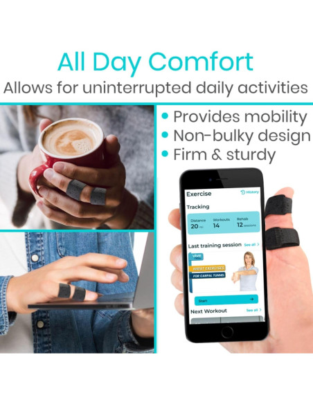 Férulas para Dedos Vive - Paquete de 2 - Alivio Artritis y Esguince Férulas para Dedos Vive - Paquete de 2 - Alivio Artritis y Esguince