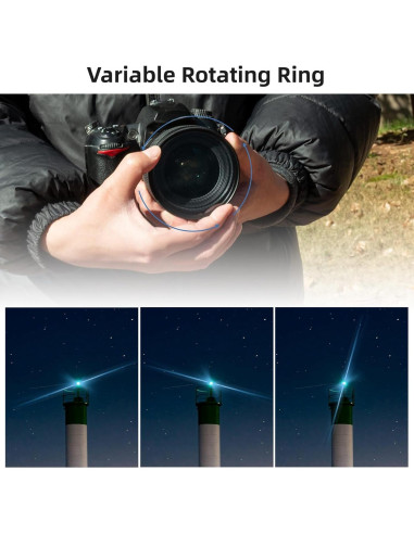 Filtro de lente anamórfico Blue Streak 49mm GREEN.L