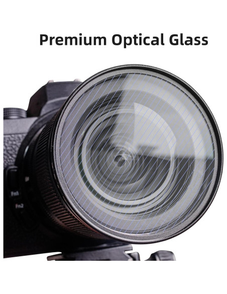 Filtro de lente anamórfico Blue Streak 49mm GREEN.L Filtro de lente anamórfico Blue Streak 49mm GREEN.L