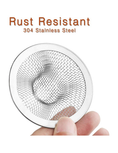 Filtro de desagüe de acero inoxidable ArtioHipo 7cm 2 piezas