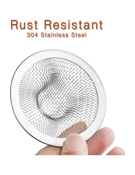 Filtro de desagüe de acero inoxidable ArtioHipo 7cm 2 piezas