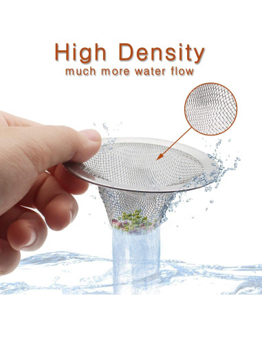 Filtro de desagüe de acero inoxidable ArtioHipo 7cm 2 piezas