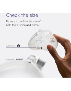 Sistema de Marco CPAP ResMed AirFit F30i - Sin Arnés - Grande 2