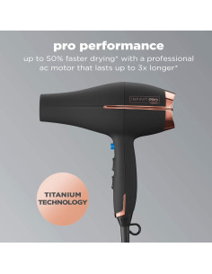 Secador de Pelo Profesional Conair InfinitiPro 1875W Negro 2