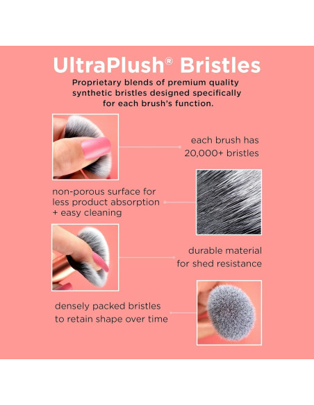 Brocha de Maquillaje Real Techniques RT 402 para Polvo Fijador