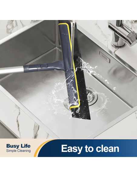 Escoba de Goma Yocada 129.54 cm Ajustable para Piso