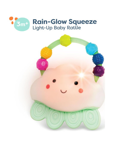 Sonajero Nube Iluminada B. baby - Juguete Sensorial 3+