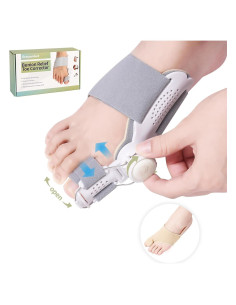 Corrector de Juanetes Ajustable Erouevnket 1 Set Alivio Dedo Gordo