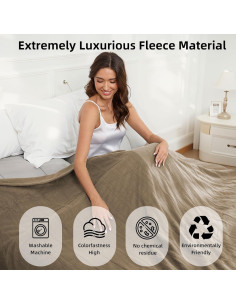 Manta Eléctrica RALYSUN Completo 183x213cm Forro Polar 4 Niveles 2