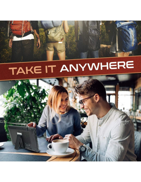 Monitor LCD Portátil Tyler 22.86 cm 1080p Batería Recargable