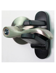 Bloqueo de Palanca de Puerta a Prueba de Niños 4 Piezas Negro