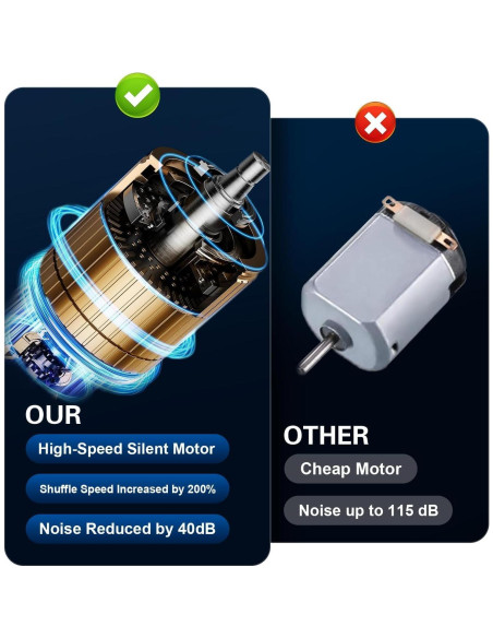 Barajador Automático Silencioso AutoAli 2000mAh para 1-2 Barajas