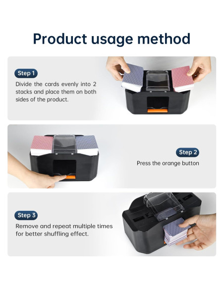 Barajador Automático Silencioso AutoAli 2000mAh para 1-2 Barajas