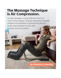 Masajeador de Compresión para Piernas Shine Well 3 Modos 2