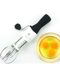 Batidor de Huevos OXO Good Grips, Blanco y Negro, Apto Lavavajillas 2