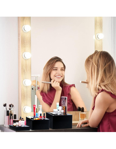 Juego de 3 Soportes Acrílicos Yulejo para Exhibición - Negro