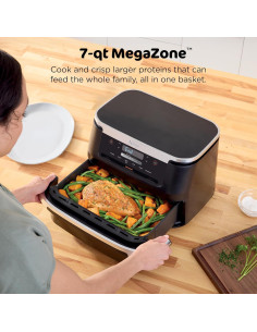 Freidora de Aire Ninja Foodi DZ071 7 QT FlexBasket 6 en 1 2