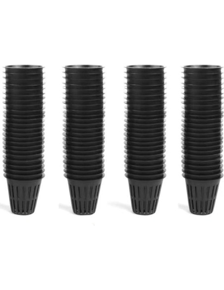 100 Macetas de Malla Redondas IPXEAD 5 cm Hidroponía