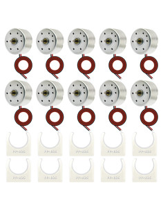Motor Eléctrico Mini DC 3V DaFuRui 10PCS para Juguetes