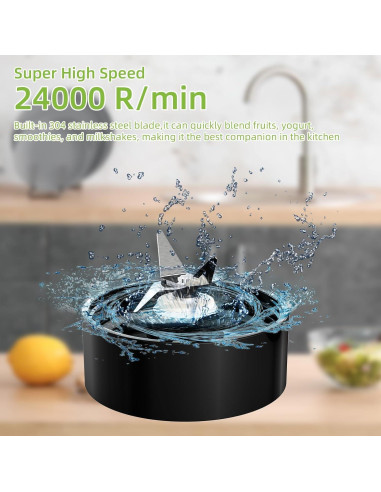 Licuadora y Procesador de Alimentos Biolomix 700W 3 en 1