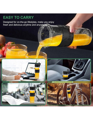 Licuadora y Procesador de Alimentos Biolomix 700W 3 en 1