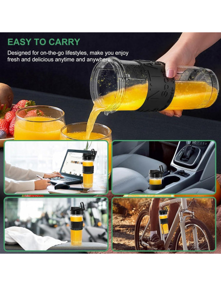 Licuadora y Procesador de Alimentos Biolomix 700W 3 en 1 Licuadora y Procesador de Alimentos Biolomix 700W 3 en 1