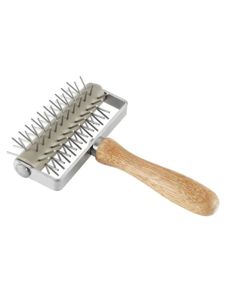 Rodillo de Masa de Acero Inoxidable Akaigu 20.3cm Amarillo