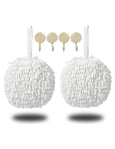 Toallas de Mano Rose Manor Chenille 2 Piezas Súper Absorbentes