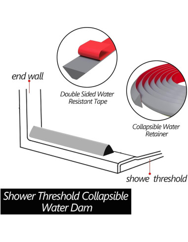 Barrera de Drenaje de Agua Raycity 99 cm Silicona Ecológica