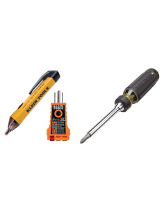 Kit de probador eléctrico Klein Tools NCVT + destornillador 15 en 1