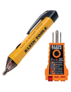 Kit de probador eléctrico Klein Tools NCVT + destornillador 15 en 1 2