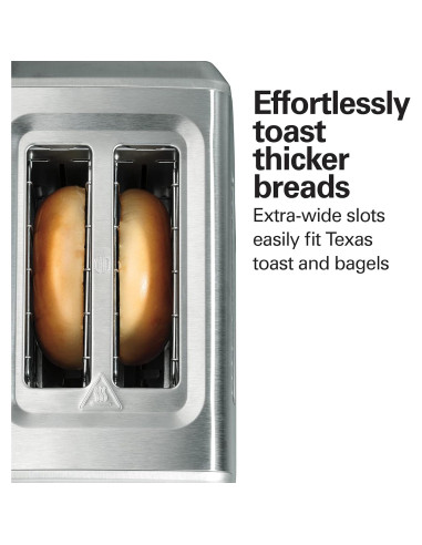 Tostadora Hamilton Beach 2 Rebanadas Acero Inoxidable 850W