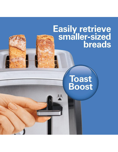 Tostadora Hamilton Beach 2 Rebanadas Acero Inoxidable 850W