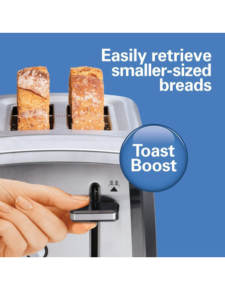 Tostadora Hamilton Beach 2 Rebanadas Acero Inoxidable 850W