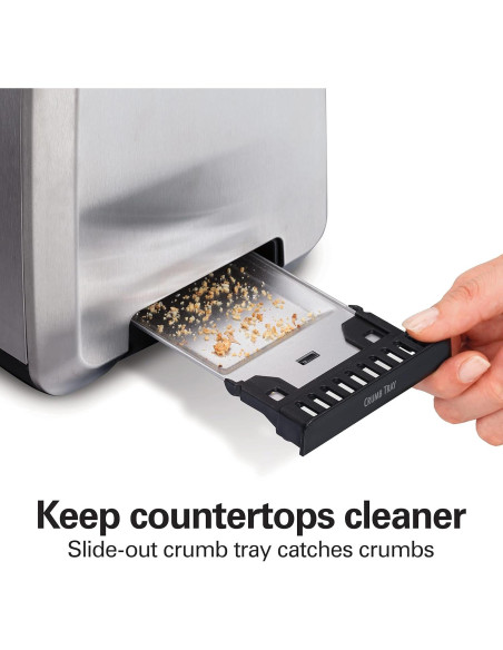 Tostadora Hamilton Beach 2 Rebanadas Acero Inoxidable 850W