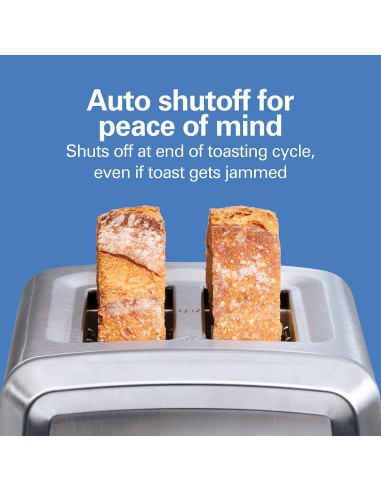 Tostadora Hamilton Beach 2 Rebanadas Acero Inoxidable 850W