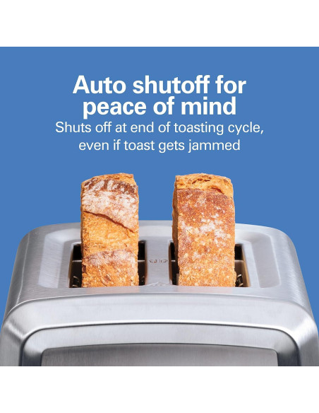 Tostadora Hamilton Beach 2 Rebanadas Acero Inoxidable 850W