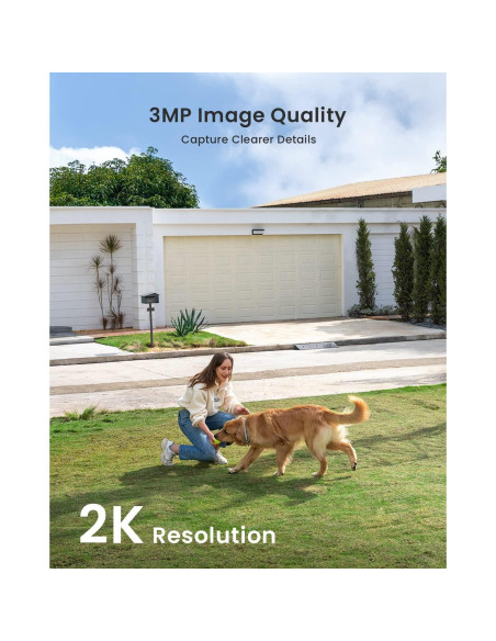 Cámaras de Seguridad Inalámbricas ieGeek ZS-GX3S 2K Paquete de 2