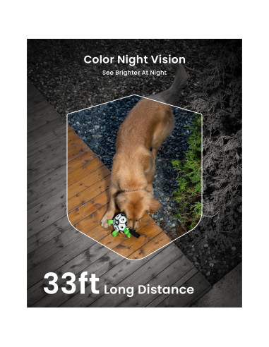 Cámaras de Seguridad Inalámbricas ieGeek ZS-GX3S 2K Paquete de 2