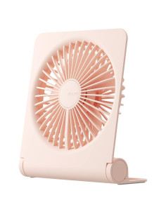 Ventilador de Escritorio JISULIFE 2000mAh Plegable Rosa