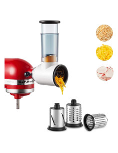 Accesorio Rallador y Cortador HOZODO para Batidora KitchenAid
